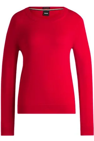 HUGO BOSS Crew-neck sweater in merino wool