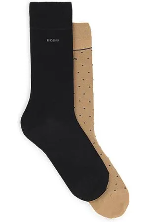 HUGO BOSS Two-pack of regular-length socks with logo details