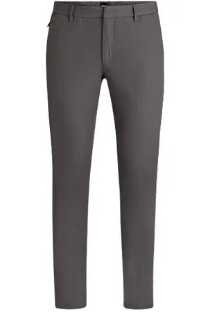 HUGO BOSS Slim-fit trousers in a stretch cotton blend