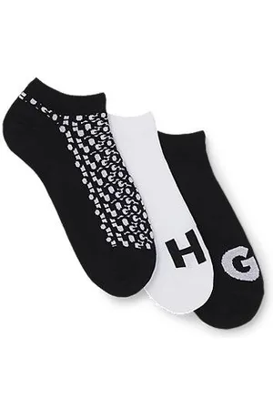HUGO BOSS Three-pack of ankle socks in a cotton blend