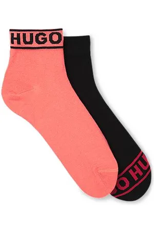 HUGO BOSS Two-pack of short-length socks with logo details