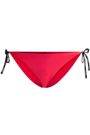 HUGO BOSS Bikini bottoms with contrast logo ties