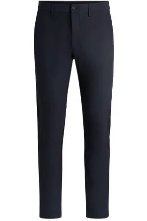 HUGO BOSS Slim-fit trousers in water-repellent stretch fabric