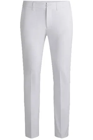 HUGO BOSS Slim-fit trousers in water-repellent stretch fabric