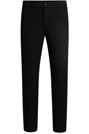 HUGO BOSS Slim-fit trousers in water-repellent stretch fabric