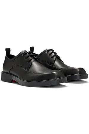 HUGO BOSS Leather Derby shoes with square toe