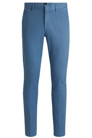 HUGO BOSS Slim-fit chinos in stretch-cotton gabardine