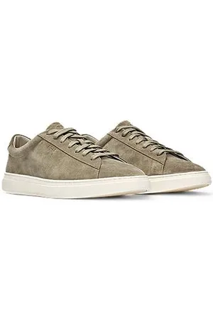 HUGO BOSS Suede trainers with rubber outsole