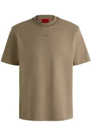 HUGO BOSS Relaxed-fit T-shirt in cotton with logo print