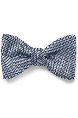 HUGO BOSS Silk-blend bow tie with jacquard pattern