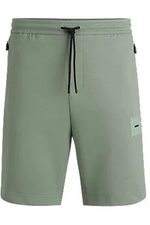 HUGO BOSS Cotton-blend shorts with stretch