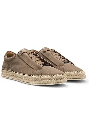 HUGO BOSS Gary EXTRALIGHT cotton-blend trainers with hidden laces