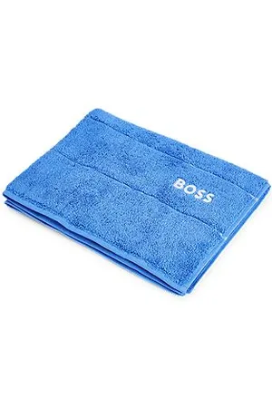 HUGO BOSS Cotton bath mat with contrast logo embroidery
