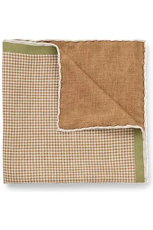 HUGO BOSS Silk pocket square with digital print