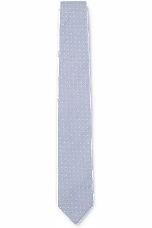 HUGO BOSS Silk-blend tie with jacquard pattern