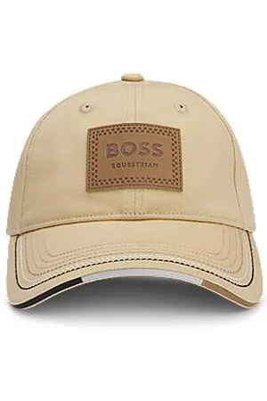 HUGO BOSS Equestrian cap with retro-inspired logo patch