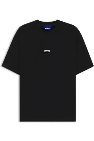HUGO BOSS Cotton-jersey T-shirt with new-season logo story