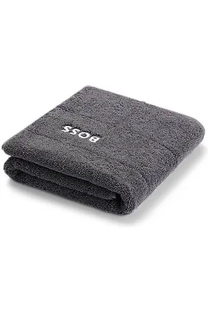 HUGO BOSS Cotton bath mat with contrast logo embroidery