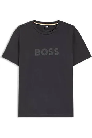 HUGO BOSS Cotton-jersey T-shirt with SPF 50+ UV protection