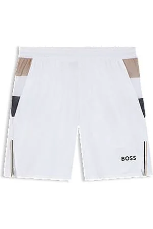 HUGO BOSS Active tennis shorts in stretch fabric with moisture management