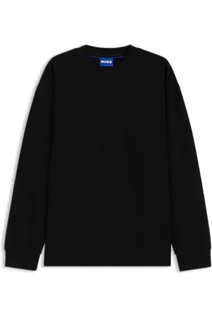 HUGO BOSS Cotton-blend T-shirt with waffle structure