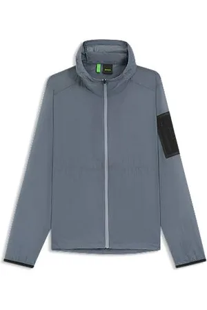 HUGO BOSS Packable water-repellent jacket in lightweight ripstop fabric