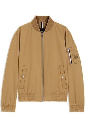 HUGO BOSS Water-repellent jacket with Double B monogram trim