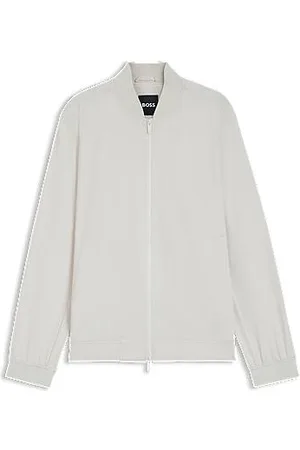 HUGO BOSS Water-repellent jacket in performance-stretch fabric