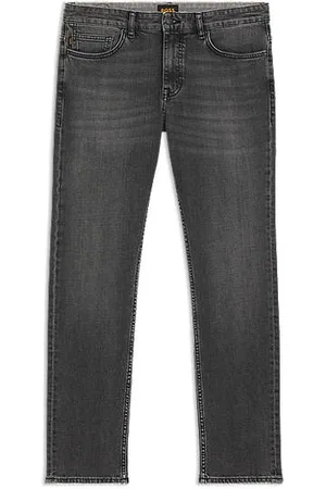 HUGO BOSS Delaware slim-fit jeans in grey comfort-stretch denim