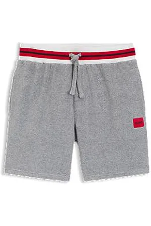 HUGO BOSS Cotton-blend shorts with contrast trims