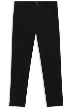 HUGO BOSS Slim-fit chinos in mercerised cotton twill