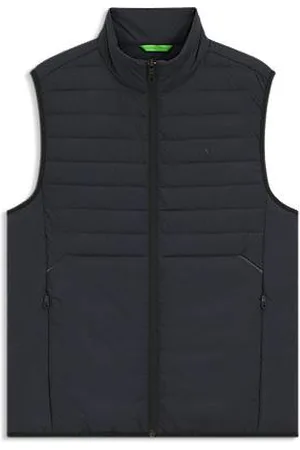 HUGO BOSS Water-repellent gilet with decorative reflective accents