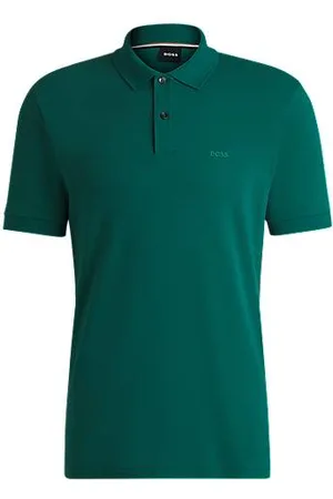 HUGO BOSS Pallas polo shirt in cotton piqué with logo details