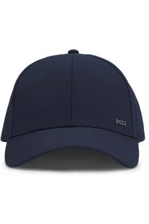 HUGO BOSS Knitted-piqué cap with logo patch