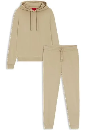 HUGO BOSS Two-piece relaxed-fit tracksuit with contrast logos