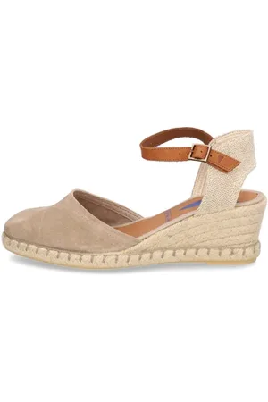 Verbenas Veloursleder Keilsandale