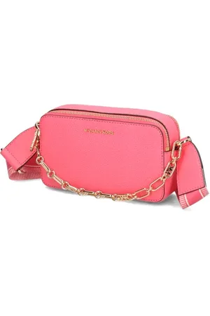 Michael Kors JET SET SM DBL ZP CAMRA CHN XBODY