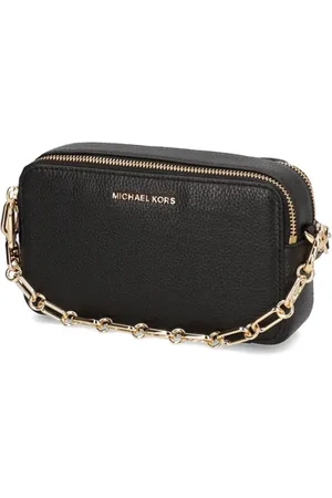 Michael Kors JET SET SM DBL ZP CAMRA CHN XBODY
