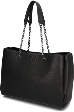 Calvin Klein RE-LOCK TOTE QUIL