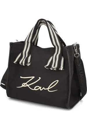 Karl Lagerfeld K/signature webbing shopper