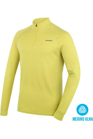 HUSKY Aron Zip M M, Pánská merino mikina