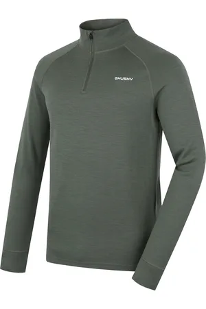 HUSKY Aron Zip M XXXL, Pánská merino mikina