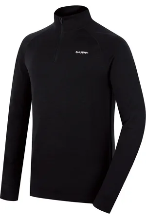 HUSKY Aron Zip M XXXL, Pánská merino mikina