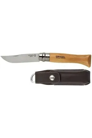 Opinel VRI N°08 Carbon + pouzdro Zavírací nůž