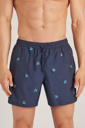 intimissimi Plavkové Boxerky s Výšivkou Želv Člověk
