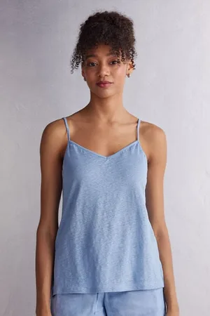 intimissimi Lněný Top s Výstřihem do V Žena
