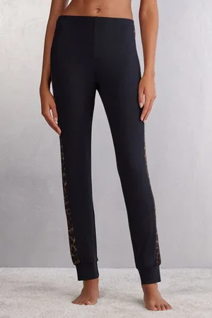 intimissimi Kalhoty s Manžetami z Modalu Luxurious Leopard Žena