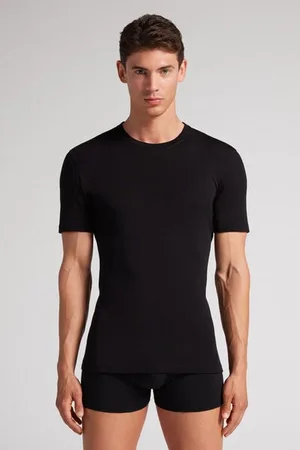 intimissimi Tričko s Krátkým Rukávem z Elastické Vlny Merino Člověk