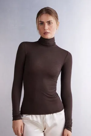 intimissimi Ultralehká Halenka se Stojáčkem z Modalu a Kašmíru Žena