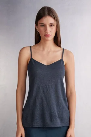 intimissimi Lněný Top s Výstřihem do V Žena